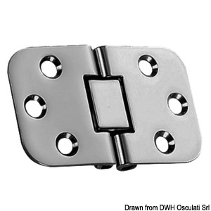 Foldable hinge 68x42 mm